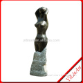 Garden black stone abstract people statue YL-C120